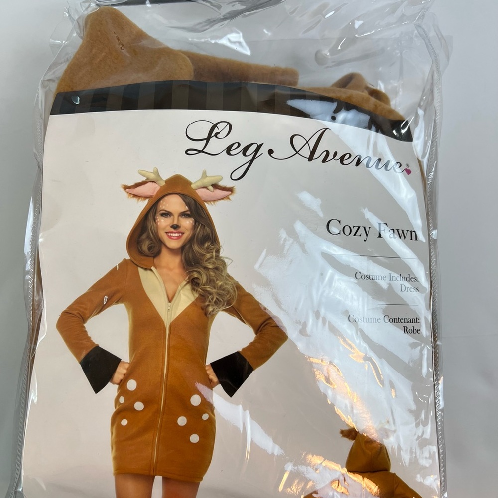 Women's Cozy Fawn Deer Costume